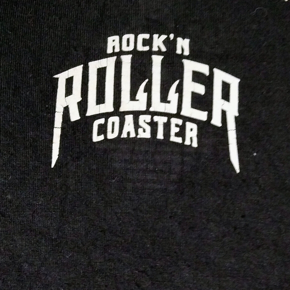 Peace Love and Rock and Roll mouise Rock's Roller coaster tank top Studded - Picture 7 of 10
